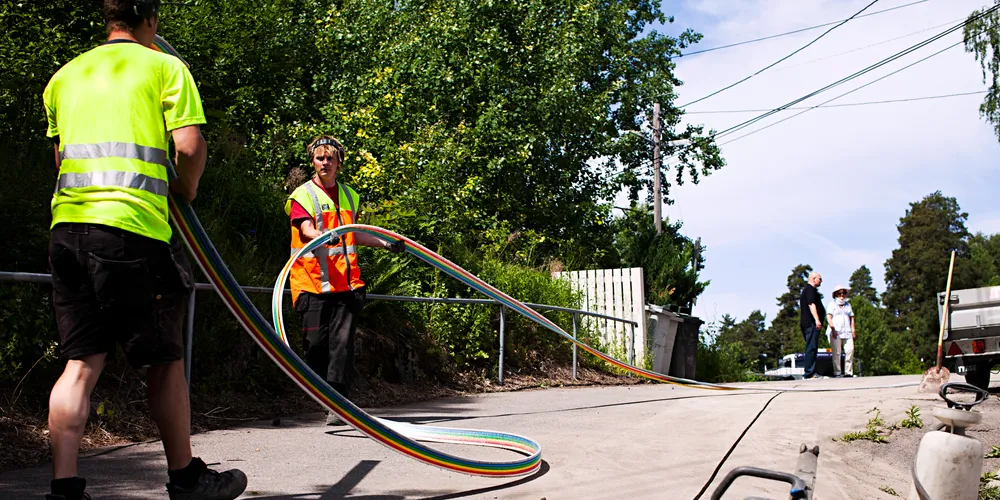 Troms Kraft ut av fiber