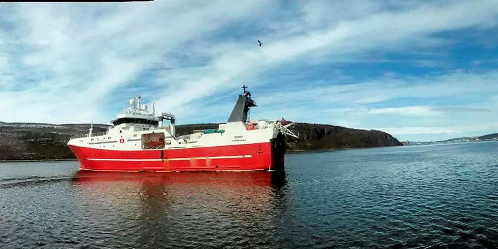 Tilbakeholdt: Remøy er blitt holdt tilbake i Murmansk siden 10. mai.Foto: Rederiet