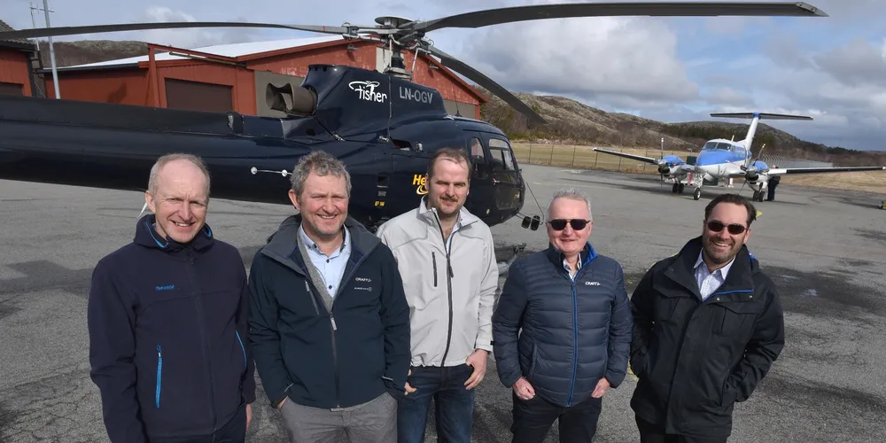 Ove Løfsnæs (Fanøyskjæret AS), Roald Dolmen (Rodo Invest AS), Jørn Otto Røed (Nærøysundgruppen AS), Per Anton Løfsnæs (Elllingflesa Holding AS) og Jan Ivar Sandnes (Norsk Navigasjon Holding AS) representerer fem av dagens 12 eiere i Fisher AS.