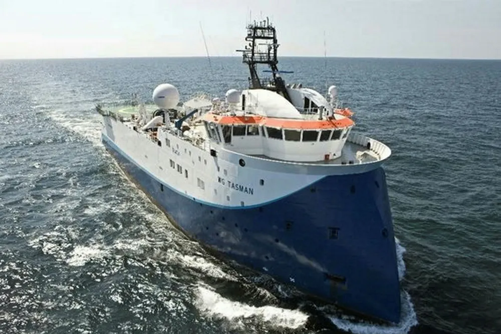 North Sea work: multi-purpose vessel WG Tasman