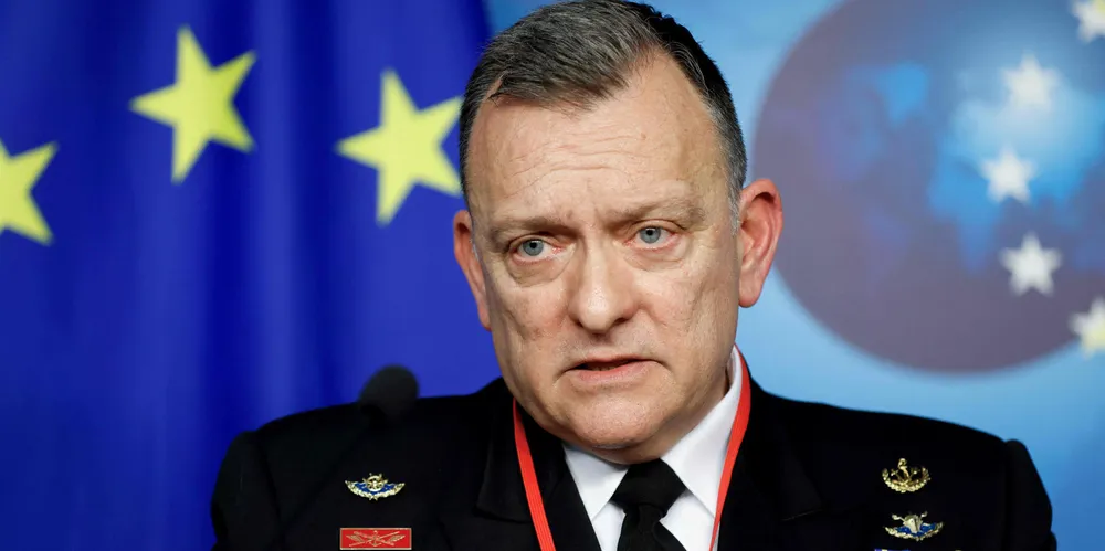 Aspides operation commander rear admiral Vasileios Gryparis.