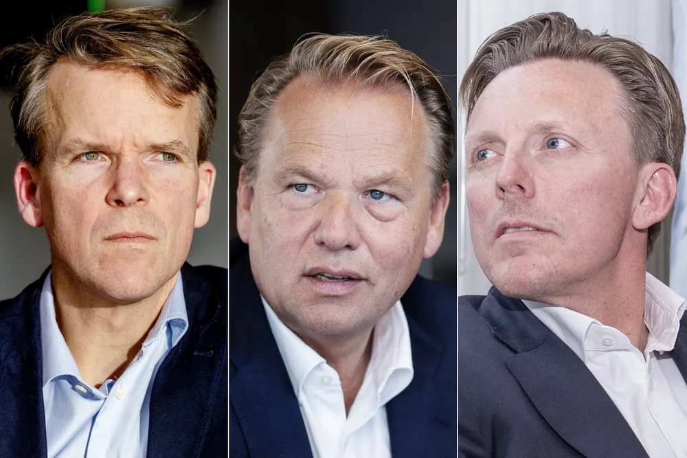 Bjarne Lie (fra venstre), Ole Ertvaag og Anders Misund troner øverst i ligningsformue blant oppkjøpstoppene.