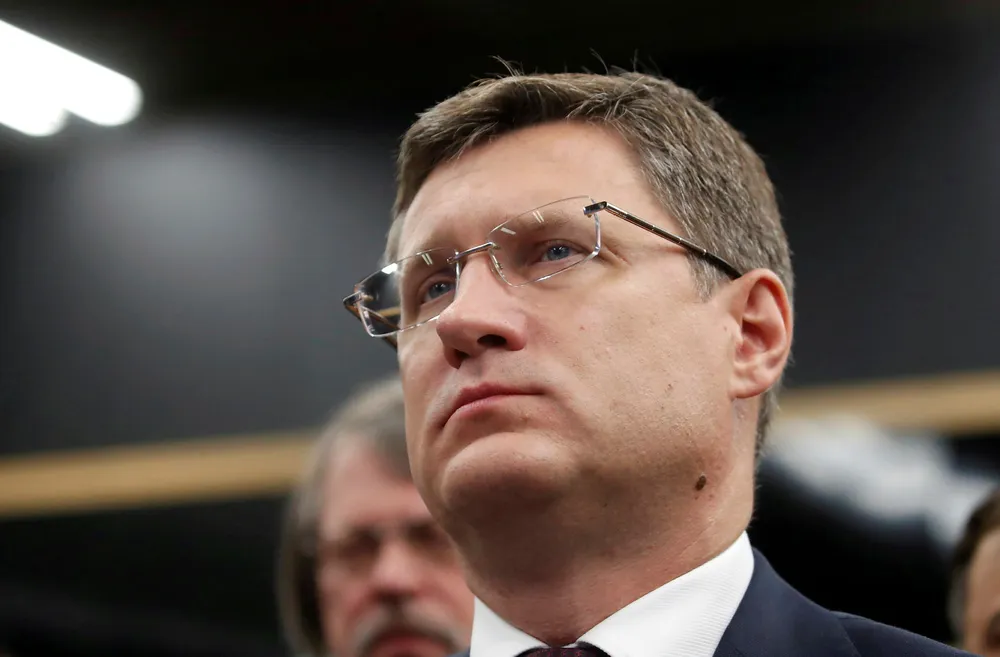 Priorities: Russian Energy Minister Alexander Novak