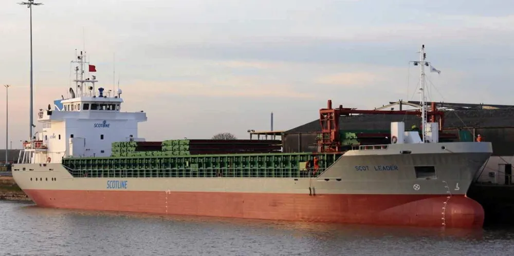 Scotline's Scot Leader is one of the company's fleet of eleven general cargo ships.