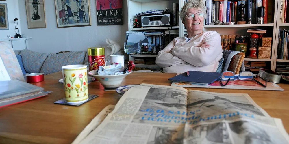 Berit Hoffstad (81) fikk beskjed om at mannfolka bannet mindre da hun ble med. – Men akkurat det kunne jo ikke jeg vite, sier hun.