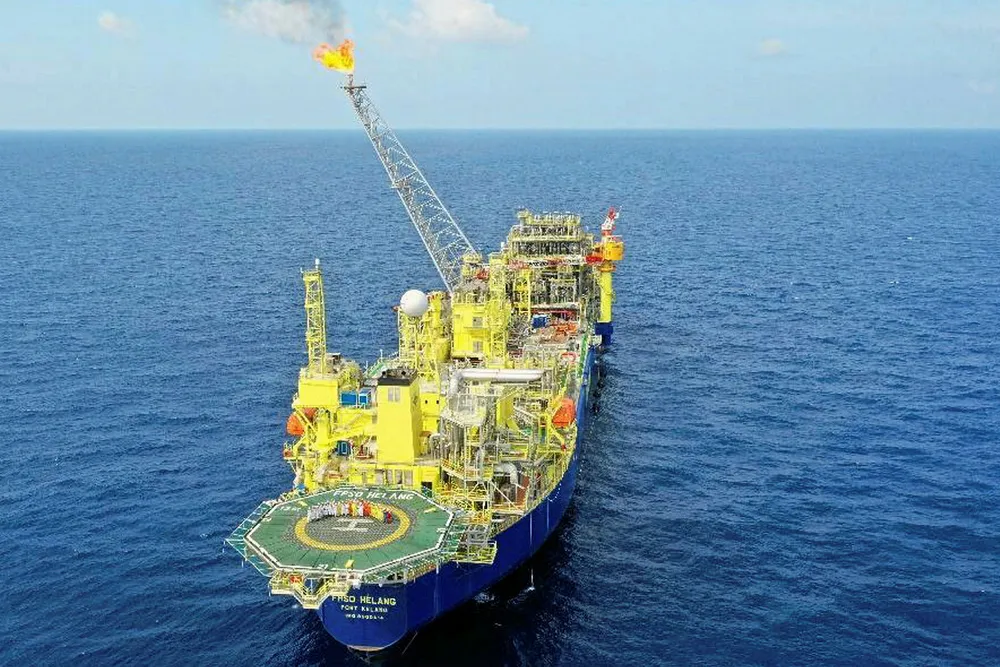 Bright spot: FPSO Helang, which is operating at the Layang field off Sarawak, Malaysia