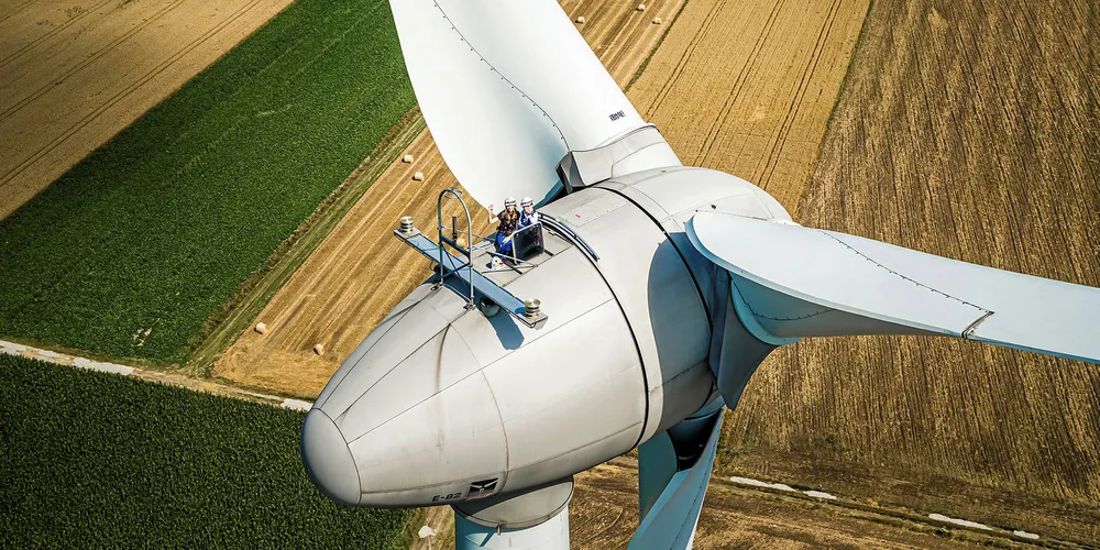 Poland's vice prime minister and development minister Jadwiga Emilewicz visits a Wpd wind project