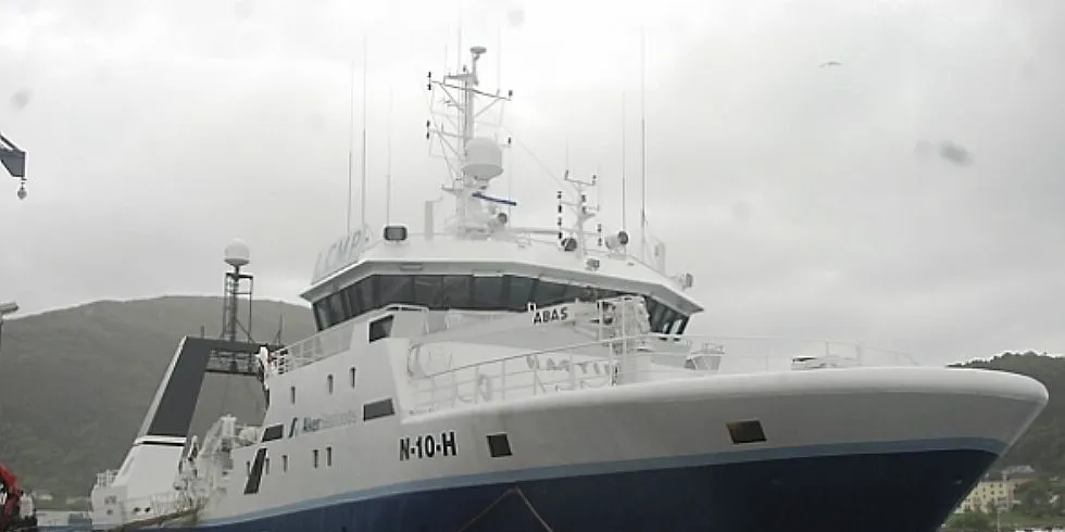 Noen av linjene i gårsdagens andakt på NRK P1 falt fiskebåtrederne tungt for brystet, skriver NRK selv på sine nettsider. Nå beklager NRK overfor Fiskebåt. Her Aker Seafoods "Havtind". Illustrasjonsfoto.