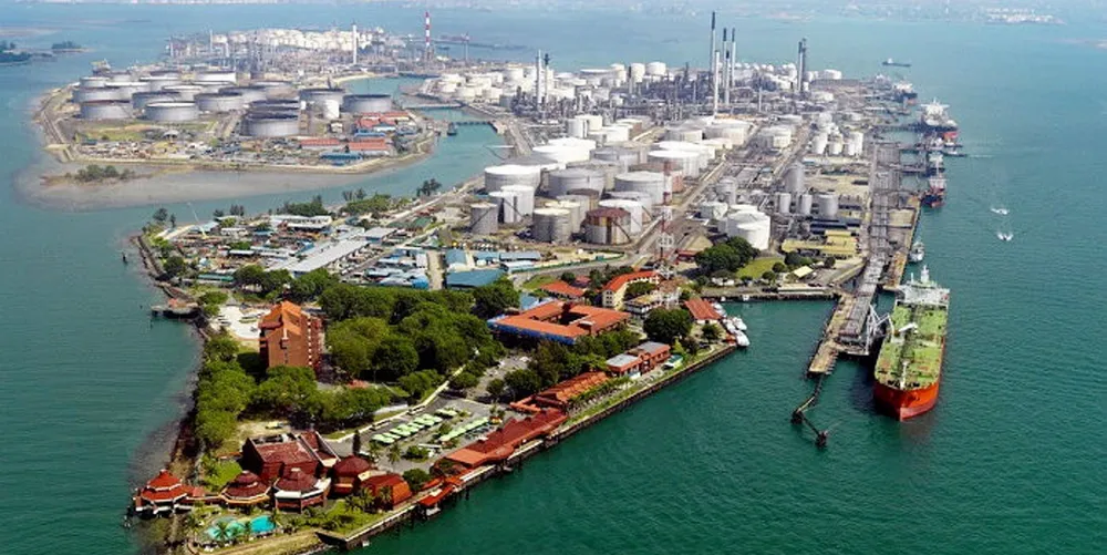 The Pulau Bukom refinery in Singapore.