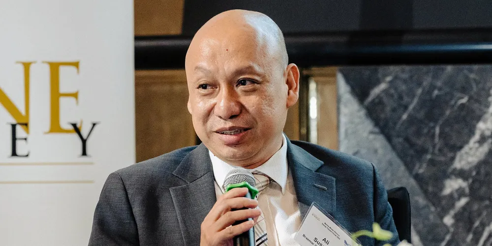 Ali Susanto delivers the bad news at the Singapore conference for Asian offshore owners looking for financing.