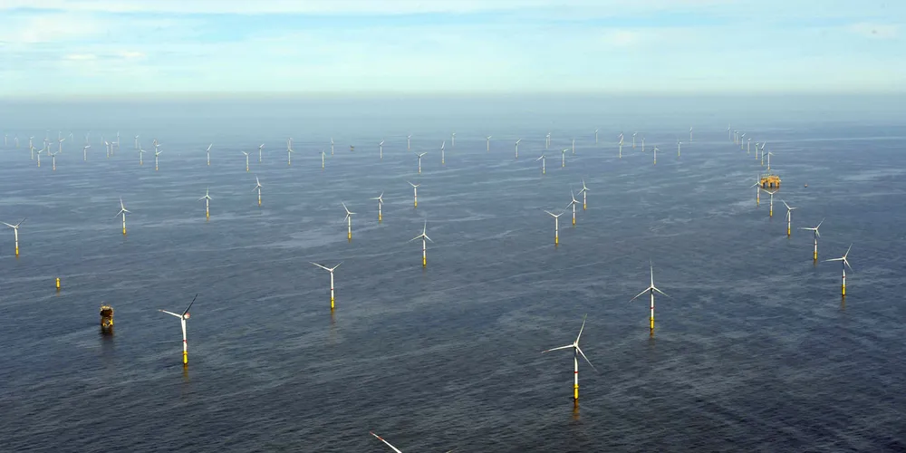 The Nordsee One offshore wind farm in German waters.