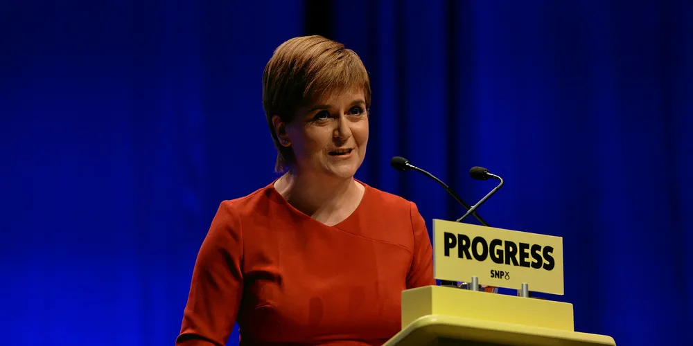 First Minister Nicola Sturgeon.