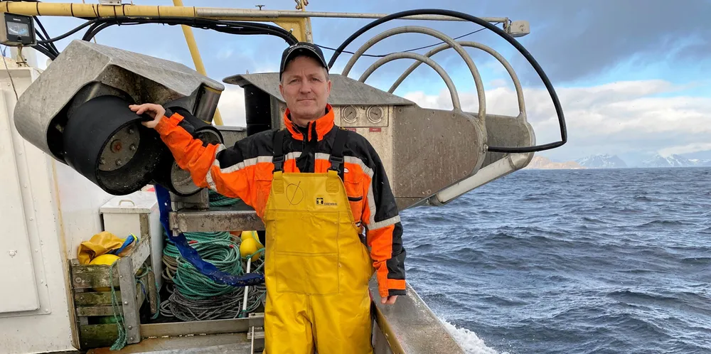 Vestvågøy fiskarlag ser med bekymring på den raudåtetrålingen som foregår kystnært og spesielt i Vestfjorden. På bildet er Ørjan Sandnes - styreleder Vestvågøy fiskarlag og styremedlem i Nordland fylkes fiskarlag.