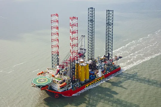 Jack-up study: Future unit would be jointly owned like Seafox 5, above