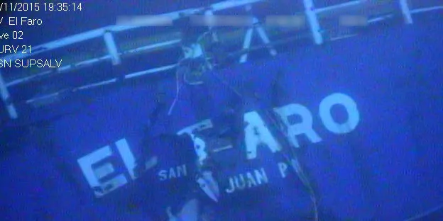 The wreck of El Faro