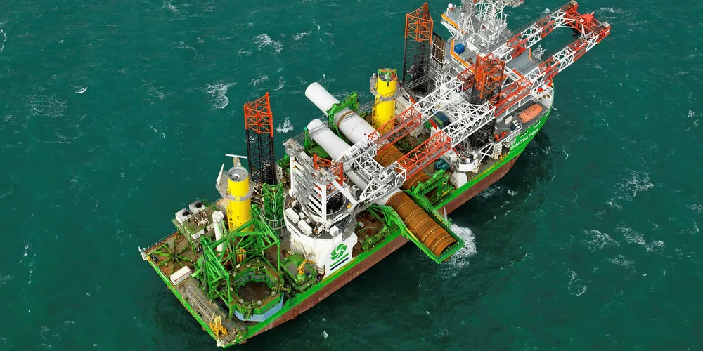 DEME's jack-up vessel Innovation