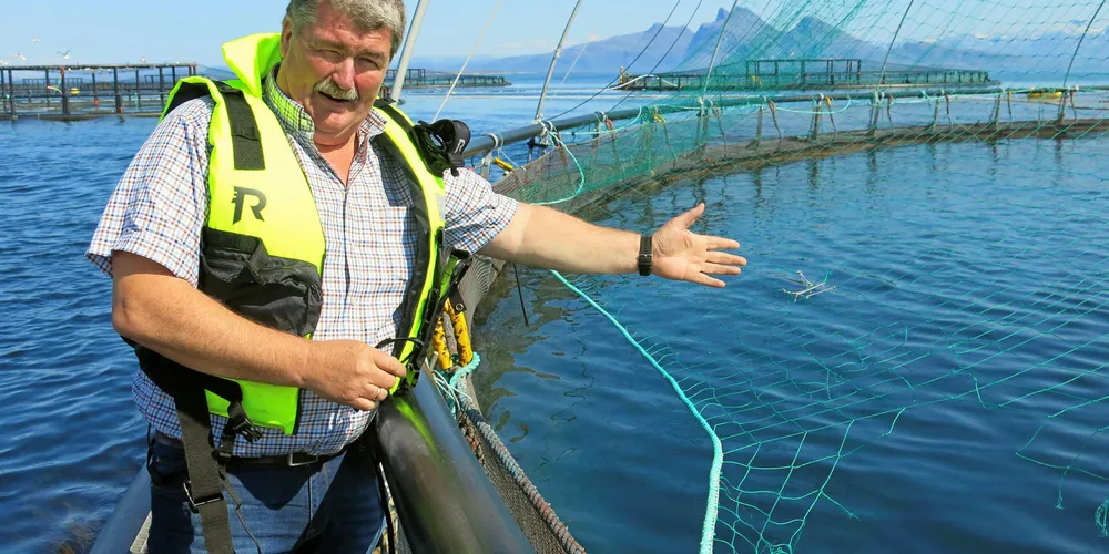 DELER UT: Daglig leder og medeier i Seløy Sjøfarm, Jan Erik Jakobsen, sier at selskapet ønsker å dele overskuddet med de ansatte for å vise at de setter pris på dem.