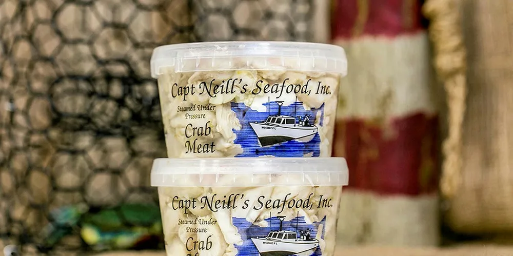 Capt Neill's crab products.