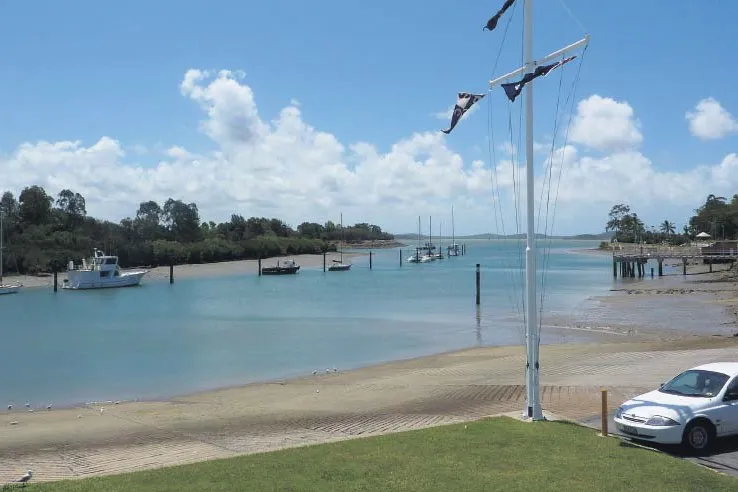 Port Curtis: the QCLNG plant on Curtis Island, Queensland, is scheduled to start exporting liquefied natural gas from 2014