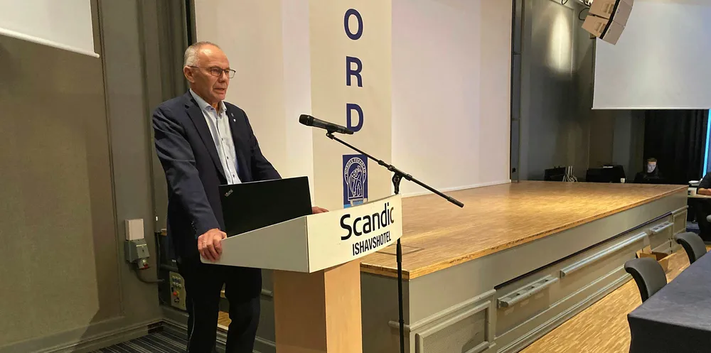STÅ SAMMEN: Leder Kjell Ingebrigtsen i Norges Fiskarlag understreker verdien av å stå sammen i Fiskarlaget til Fiskarlaget Nords medlemmer.