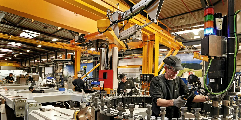 Siemens Gamesa nacelle assembly in Denmark. Pic: Siemens