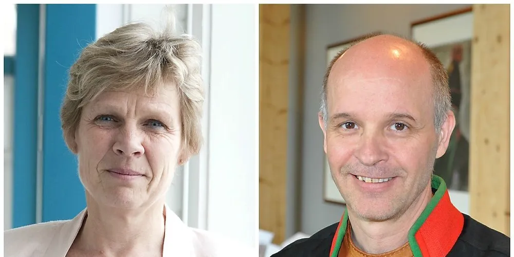 Fiskeridirektør Liv Holmefjord og sametingsdirektør Rune Fjellheim rensket opp i bråket på et telefonmøte i dag. Foto: Kjersti Kvile og Jan Roger Østby