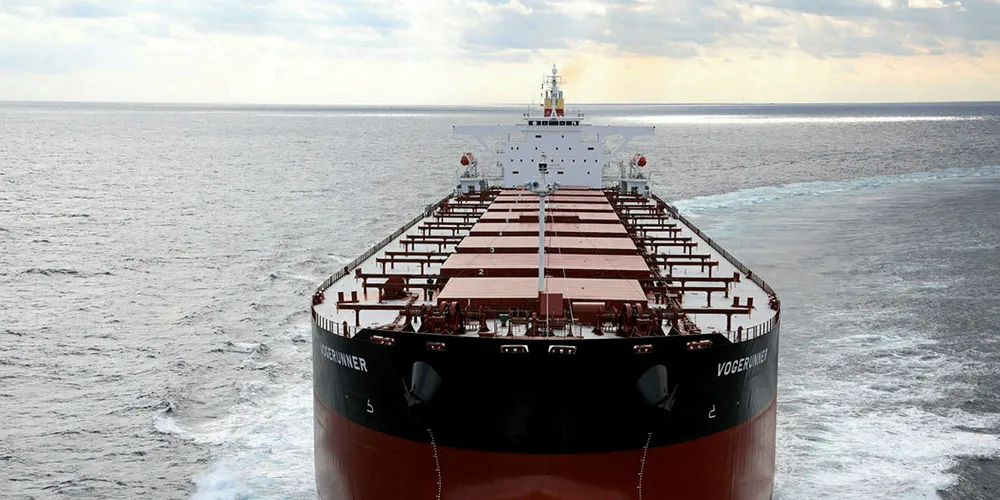 The capesize bulker Vogerunner