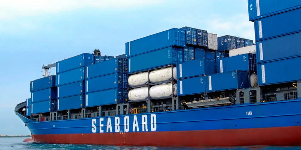 Miami-based Seaboard Marine operates a fleet of container ships and other vessels. It is part of Seaboard Corp.