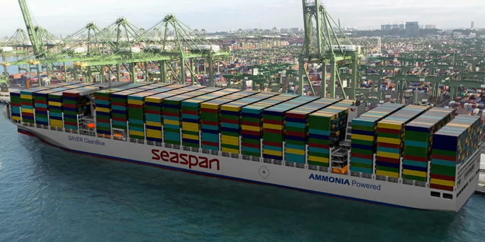 Work on the ammonia boxship design for Seaspan has begun.