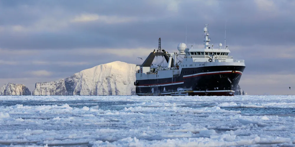 Former Emerald Fisheries "Juvel," now owned by Aker BioMarine.