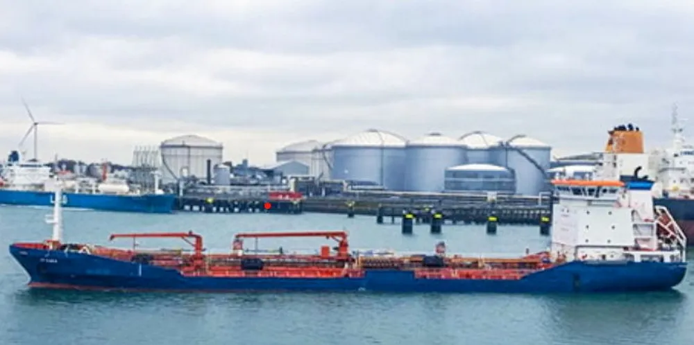 Valloeby Shipping’s tanker Sara.