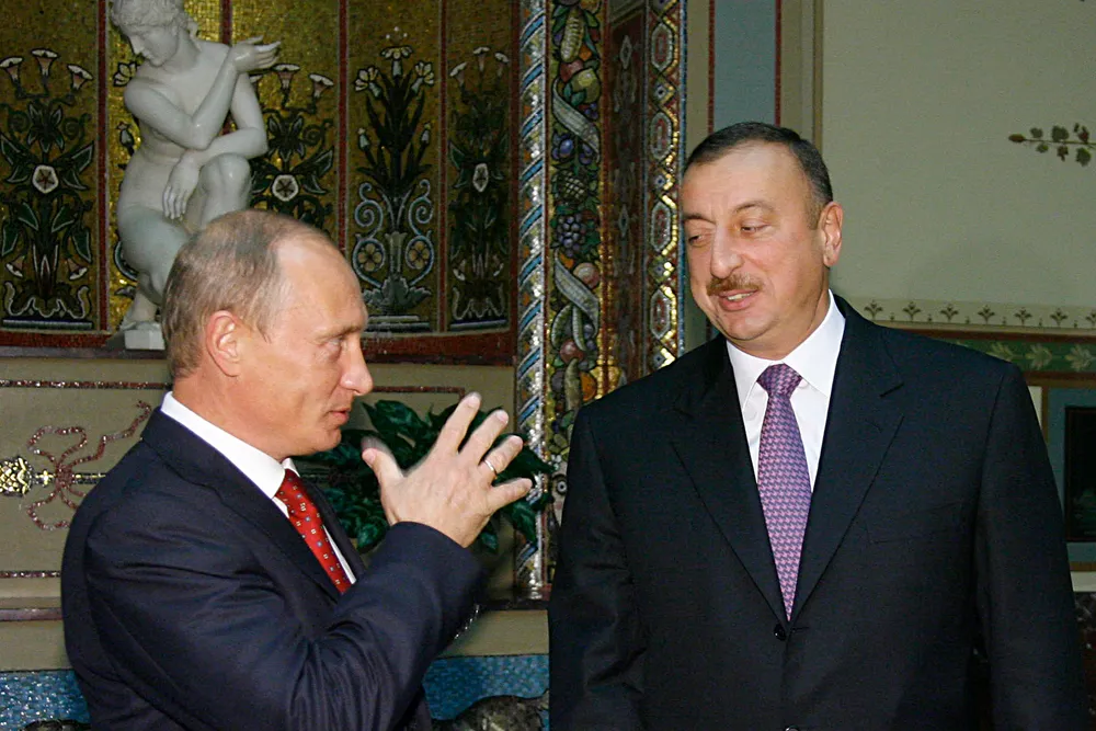 Partnership plans: Russian and Azeri presidents set to usher in co-operation deal