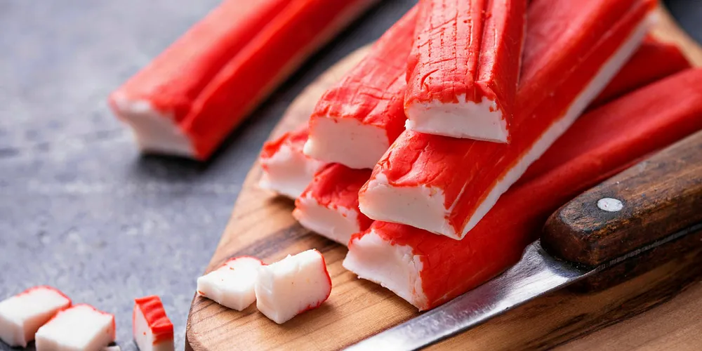 Surimi sticks.