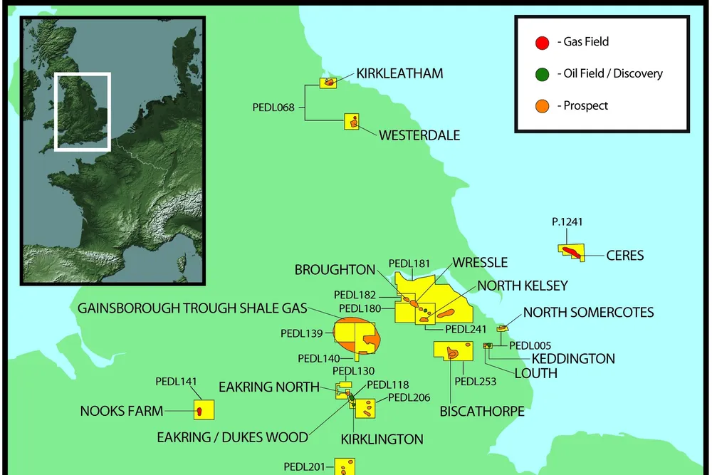 UK: Corfe Energy is buying a 12.5% stake in Edgon Resources' PL 090 and PEDL 237 blocks in the Wessex basin