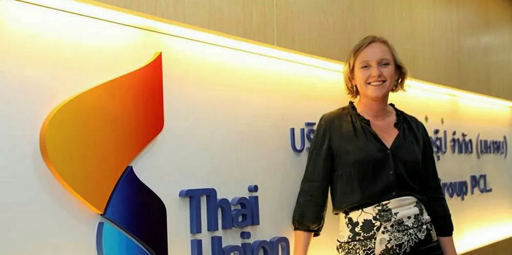 Darian McBain, Thai Union’s global director for sustainable development.