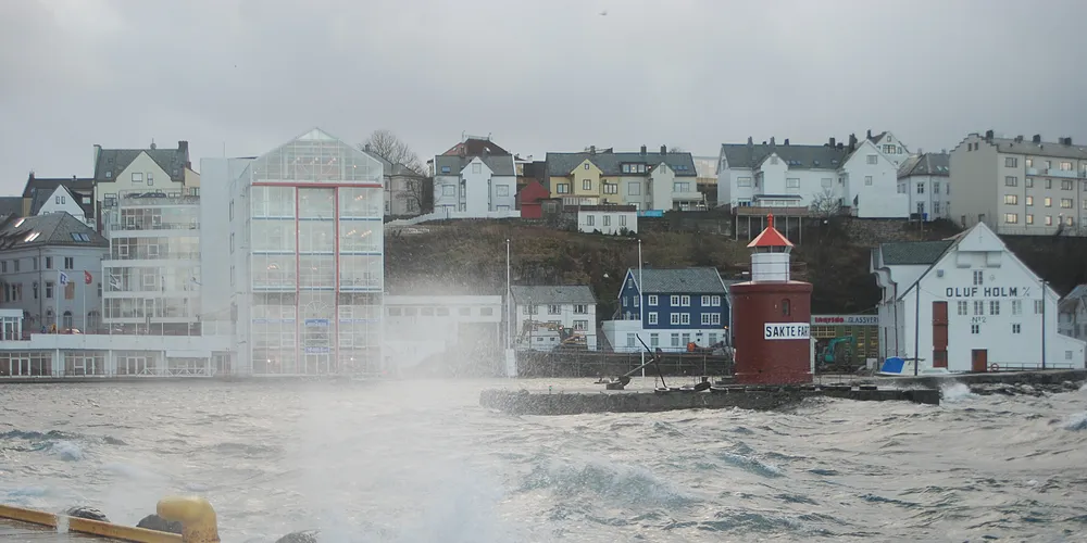 Springflo i Ålesund.