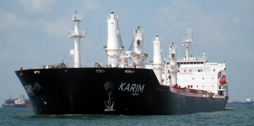 Seen when still brand new, the 2008-built supramax bulker Kiazand (ex-Karim) is one of the younger bulk carriers in the IRISL fleet.