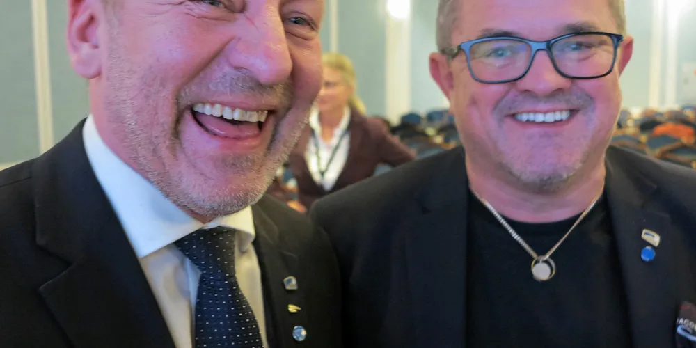 UTFORDRET: Fiskebåtreder Rolf Bjørnar Tøllefsen utfordret den nye fiskeri- og sjømatministeren, Geir-Inge Sivertsen, på hvem som står bak forslaget om en statlig kvotebeholdning.