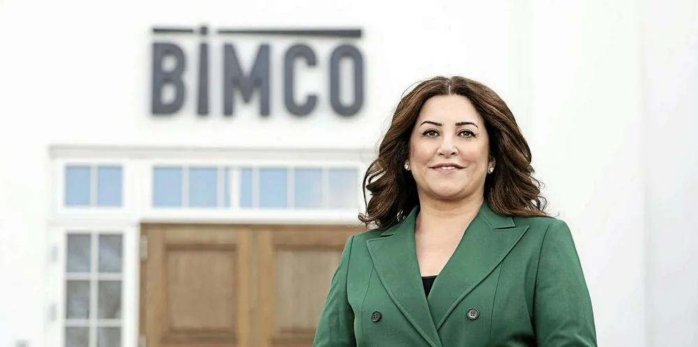 Bimco president Sadan Kaptanoglu