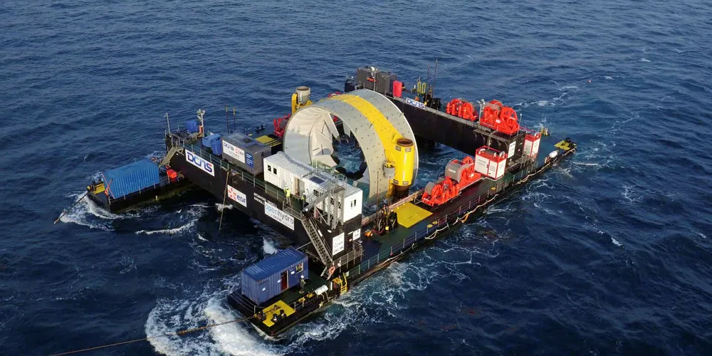 OpenHydro's tidal turbine.