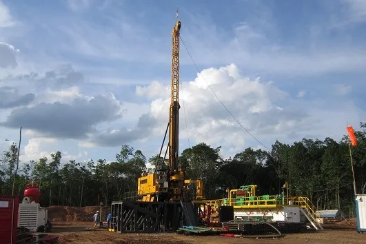 South Sumatra: drilling operations at the Muara Enim production sharing contract in Indonesia