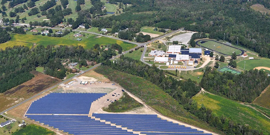A REC Solar project in North Carolina