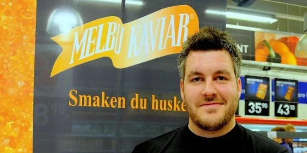 ENDELIG I PLUSS: Arctic Blue-sjef Kristian Jensen er godt fornøyd. Etter fem år med røde tall viser regnskapet for første halvår 2012 et overskudd. Foto: Bjørn Eide