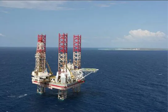 Count up: Jackup drilling rig