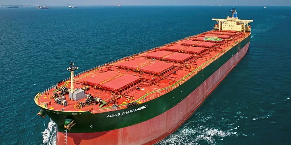 The 184,872-dwt capesize bulker Agios Charalambos (built 2003). The bulker and tanker sectors saw rates move sideways this week amid late summer's slow period.