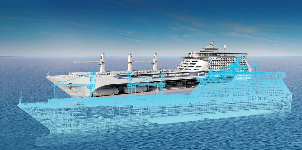 A digital twin is a virtual representation of an object or system that can span its lifecycle and can be updated with real-time data.