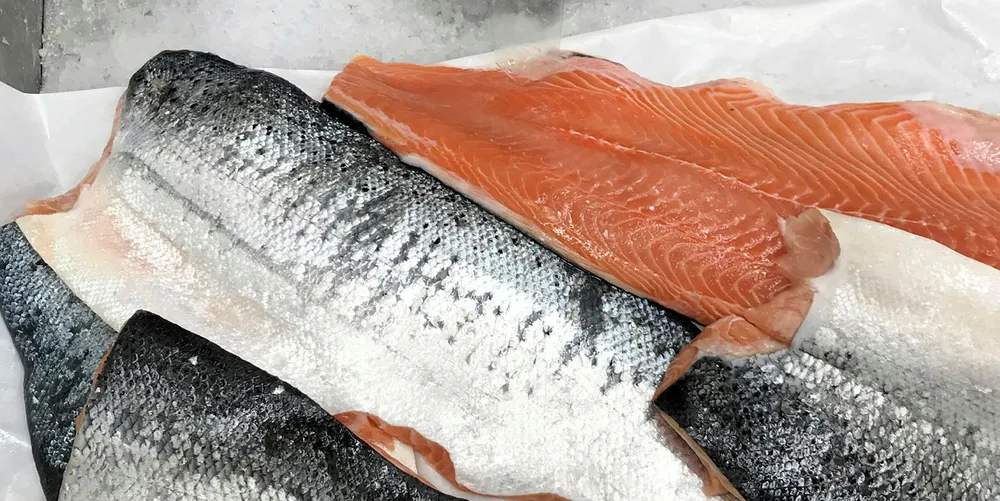 Fiskedisk i Nice, Frankrike.