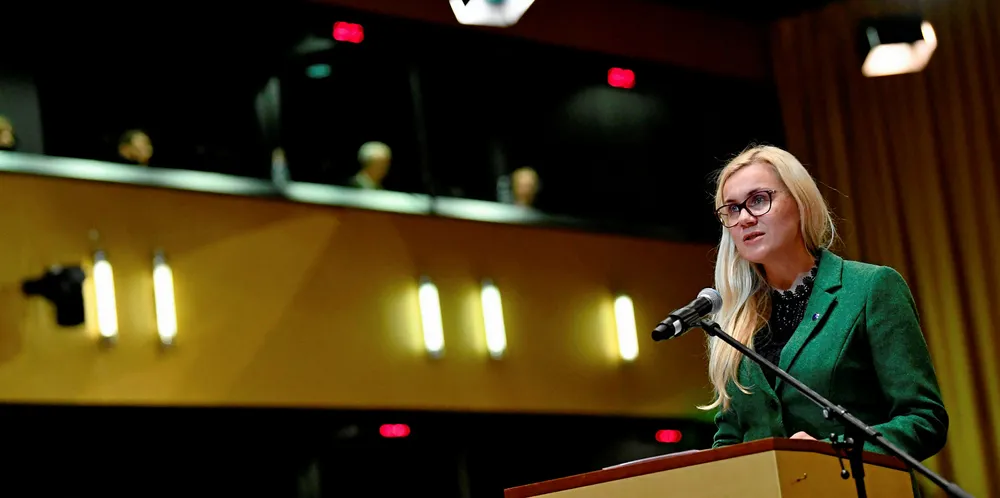 EU commissioner in charge of Energy Estonia's Kadri Simson.
