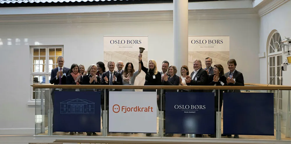 Fjordkraftaksjen nærmer seg nå en verdi tre ganger høyere enn hva verdien var da selskapet ble børsnotert i mars 2018.