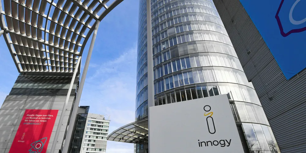 The headquarter building of the German energy company innogy SE.